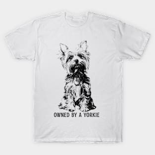 Yorkshire Terrier Lineart T-Shirt